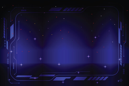 Control panel abstract modern technology futuristic interface hud ui, Game stream frames mega set elements in flat graphic design.