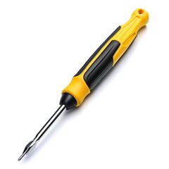 Basic hand tools, Phillips Screwdriver, isolated on white background  