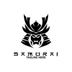 Samurai vector illustration. Samurai logo. Ronin logo.