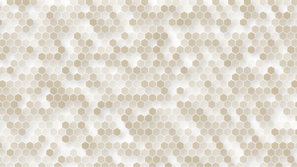 Brown hexagon mosaic marble image