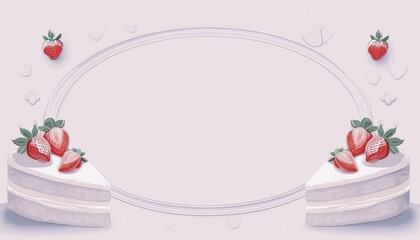 ショートケーキ　フレーム素材