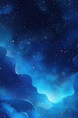 Fototapeta premium Horizontal starry background featuring stardust in a deep universe showcasing a 2D cartoon illustration of the Milky Way galaxy