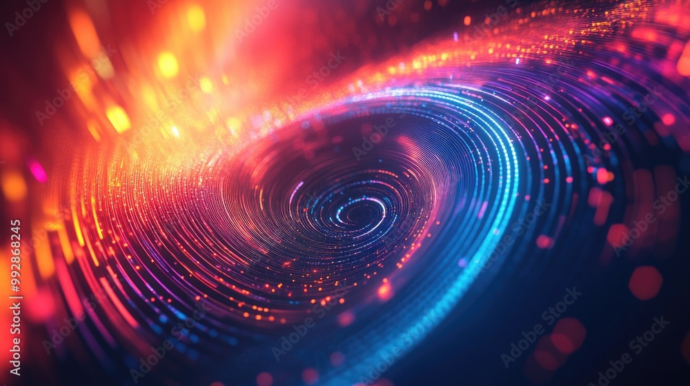 Poster colorful dynamic background featuring a navigation radar with line motion bright and simple design h
