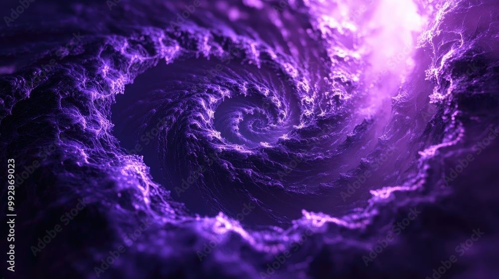 Aufkleber fantasy purple abstract fractal background with 3d rendering