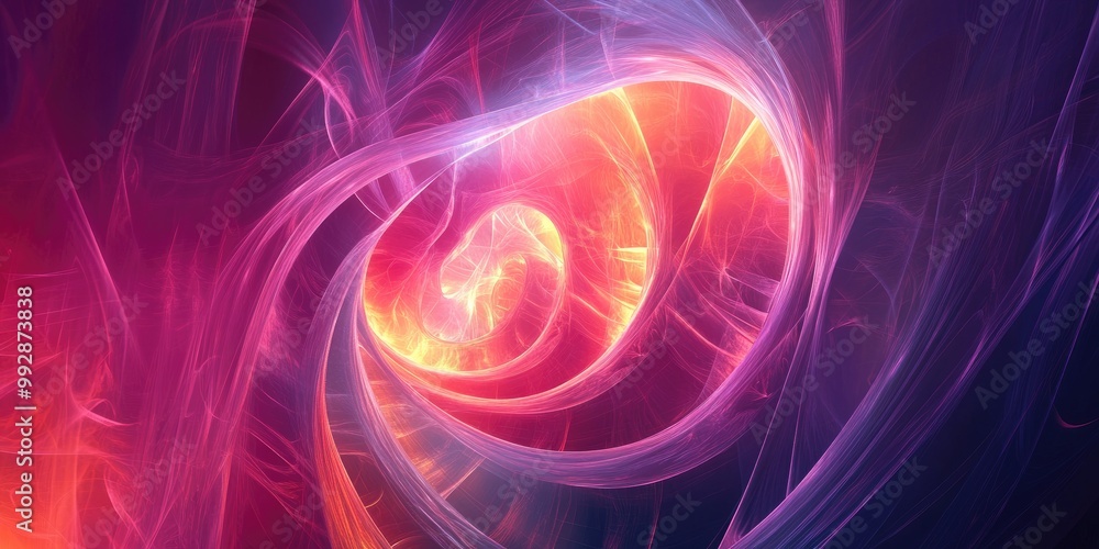 Aufkleber abstract fractal background created through 3d rendering suitable for use as a digital wallpaper