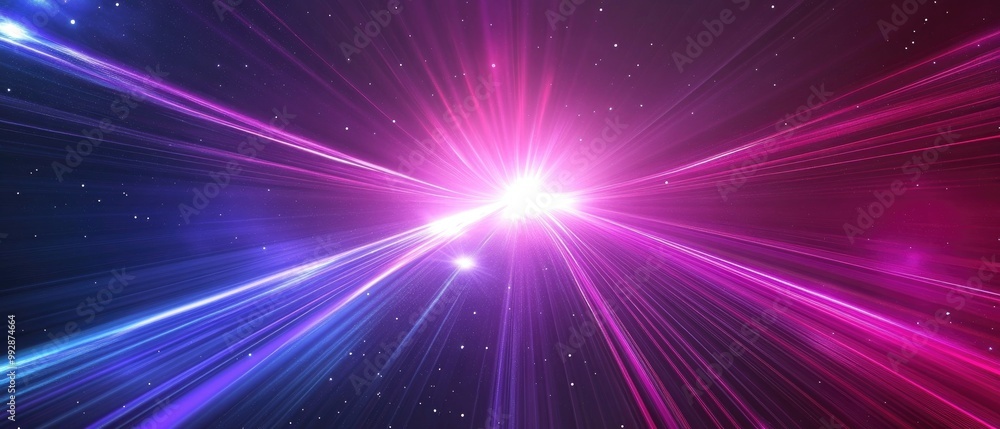 Poster futuristic abstract background with glowing rays ideal for business web design print materials or pr