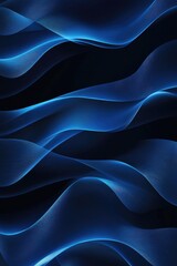 Fototapeta premium Abstract dark blue background with wavy lines designed to enhance your project and effectively attract the audience s attention