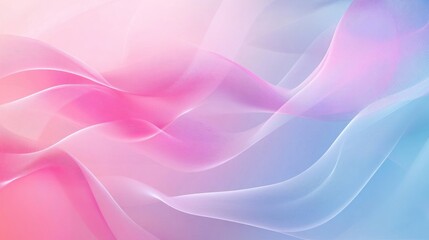 Fototapeta premium Pink and light blue abstract digital background created with curved lines Illustration