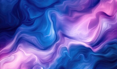 Obraz premium Fantasy inspired blue and purple abstract blurred liquid gradient texture background