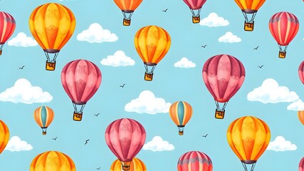 Colorful Hot Air Balloons