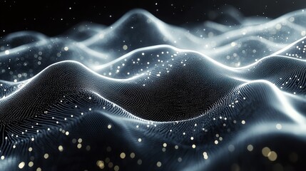 A simple yet dynamic abstract design representing tech concepts with minimalistic lines and patterns.