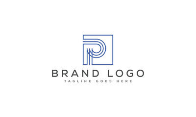 letter P logo design vector template design for brand.