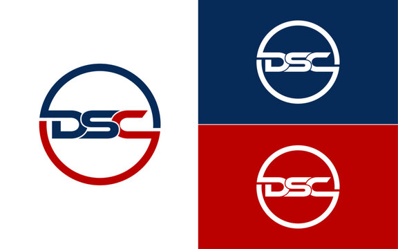 Initial DSC logo design template