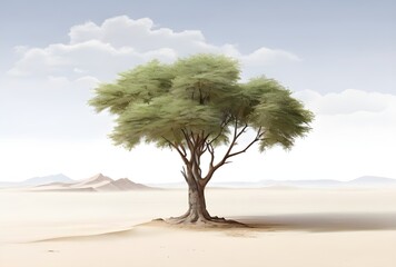 One Desert Tree