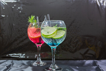 summer alcoholic cocktail.  a delicious and refreshing floral cocktail.