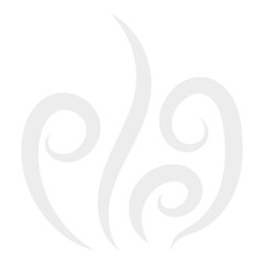 Fototapeta premium Curly Smoke Vector