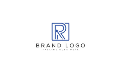 letter R logo design vector template design for brand.