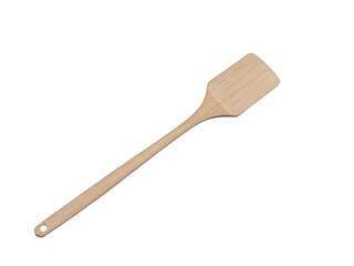 Wooden Spatula isolated on the transparent background