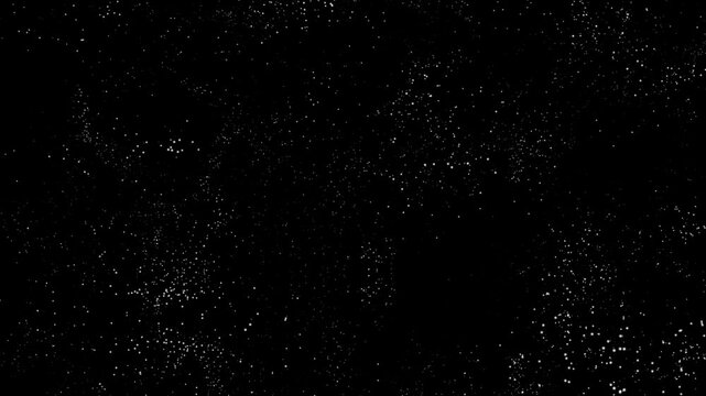 Abstract motion graphics animated background. White Christmas abstract particles dot sparkles. Abstract floating particle background with copy space
