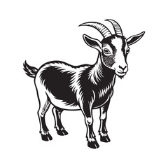Download Goat Vector Art for T-Shirts and Merchandise.