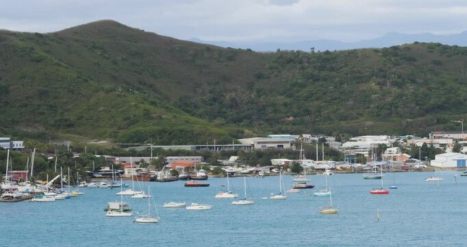 Yacht's and Boats In Port Moselle Marina, Noum&eacute;a, New Caledonia.