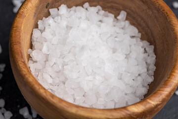 coarse ground white sea salt