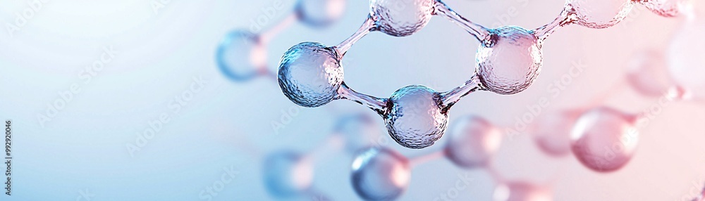 Poster an artistic rendering of oocytes connected by a dna strand, representing the intersection of genetic