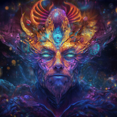 The Creator V1 - Abstract Space and Nebula Artwork