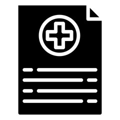 Obraz premium Medical Report Icon