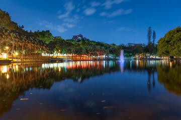 Fototapeta premium Chinese New Year Festival at Park Grove Lakeside
