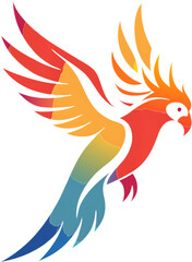 Obraz premium Vibrant Cockatoo Clipart for Creative Projects. 