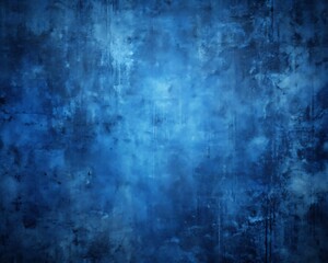 Obraz premium Blue grunge background, Wallpaper, Photo or Texture for post banner. Ai Gegerated