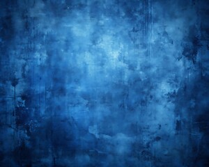 Obraz premium Blue grunge background, Wallpaper, Photo or Texture for post banner. Ai Gegerated