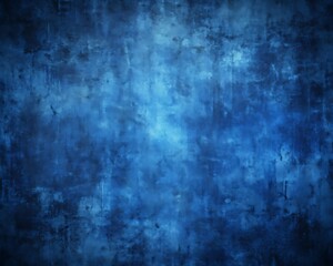 Obraz premium Blue grunge background, Wallpaper, Photo or Texture for post banner. Ai Gegerated