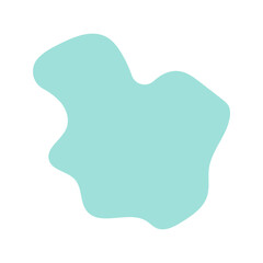 abstract blobs pastel blue for background