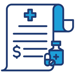 Obraz premium Medical Invoice