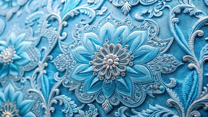 Elegant Light Blue Patterns for Backgrounds and Textures in Design Projects and Creative Works