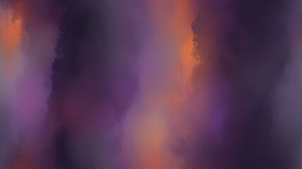 Obraz premium Gradient transition from deep neon rust brown to intense purple, accented by a glow of light and a rough, grainy texture. 