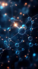 Obraz premium Abstract Background - Molecular Structure