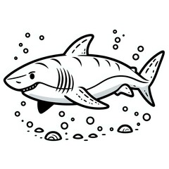 Fototapeta premium Serene Marine Life and sea 