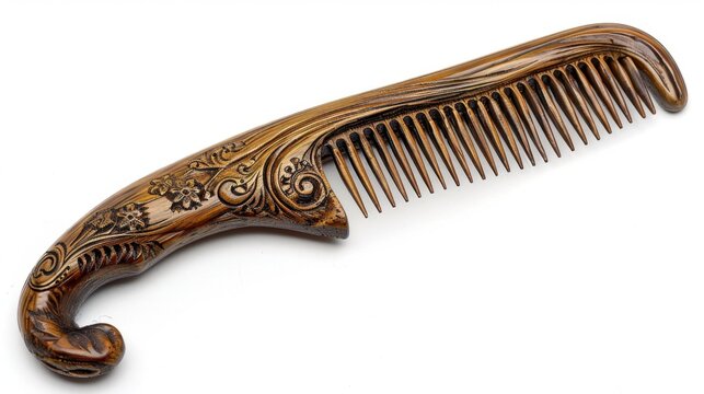 Barber’s Comb: A professional-grade comb with fine teeth, made for heat resistance, essential for styling and tapering hair alongside clippers.
