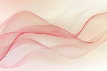 Fototapeta premium Abstract Pink and White Wave Pattern