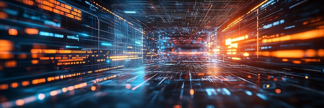 Abstract Data Tunnel Background
