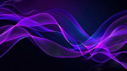 Obraz premium A pink and purple fabric with a white background ,Pink and White Wavy Lines Background