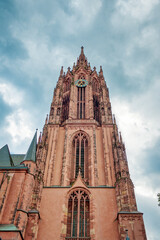 Obraz premium Frankfurt, a central German city on the Main River, Germany