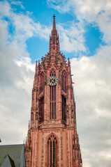 Obraz premium Frankfurt, a central German city on the Main River, Germany