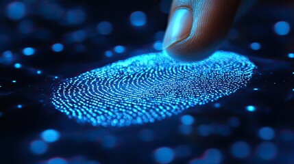 Fingerprint identification for accessing personal financial data emphasizes the role of biometrics in digital security.