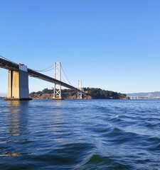 Naklejka premium Breathtaking Scenic Views Ocean Bridges City