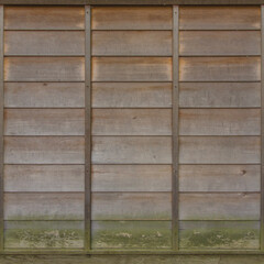 Wooden Ventilated Wall (seamlessly tileable)