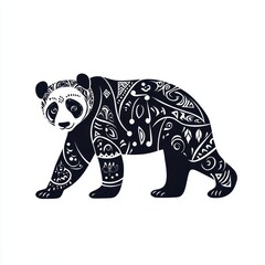 Fototapeta premium Ornamental Panda.